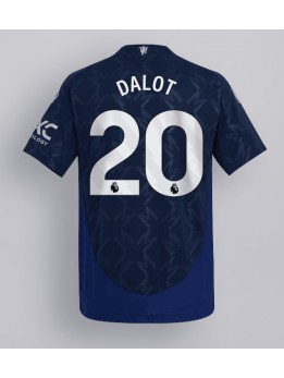 Muži Futbalové oblečenie Manchester United Diogo Dalot #20 2024-25 Krátky Rukáv - Preč